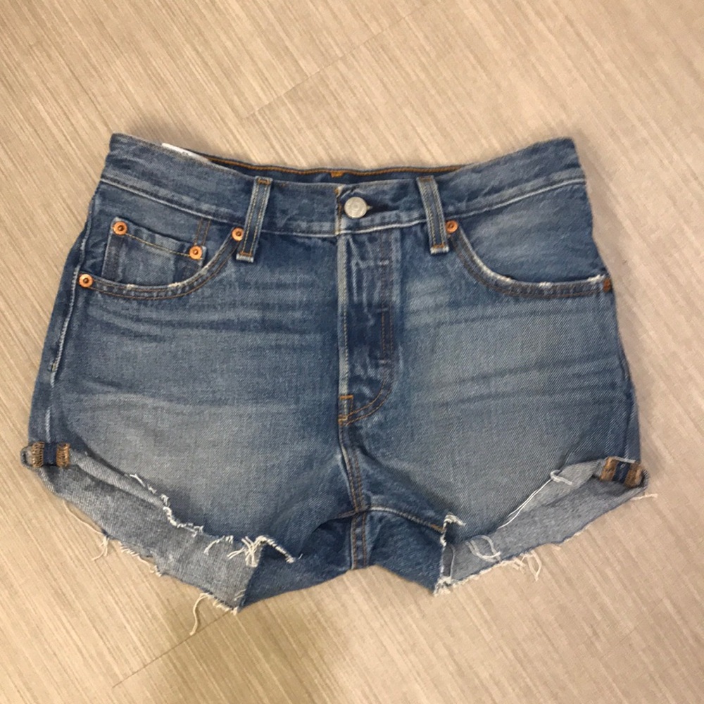 Levi's 501 hot denim shorts 25 NWOT